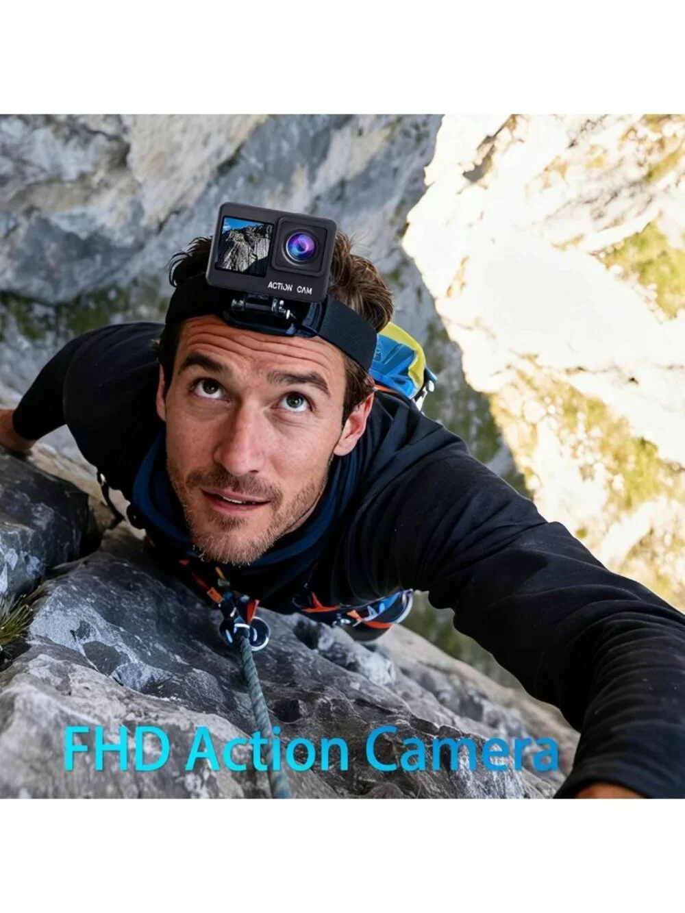 Waterproof Dual Screen Action Camera 1080P 16MP - Perfect for Adventure & Travel